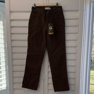 Women's Insulated Pants in Deep Brown